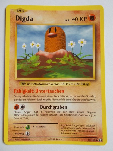 Pokemon karten 108 digda - pokemon, 55/108