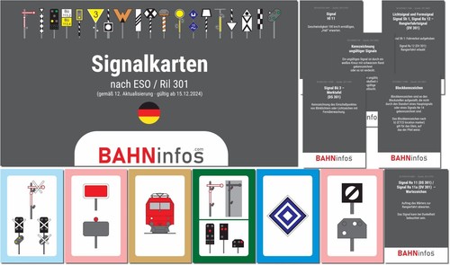 Signalkarten eisenbahnsignale - signalkarten,