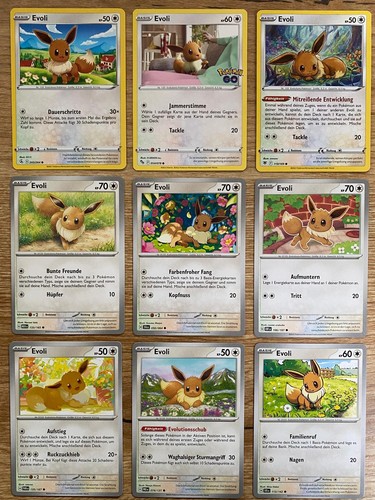 Evoli karten sammlung deutsch - sammlung,