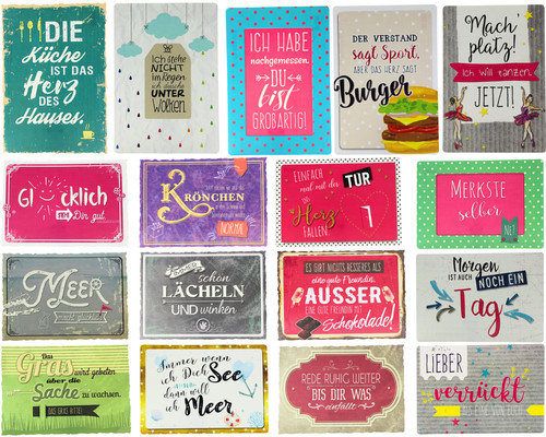 Postkarte lustiger spruch - postkarte,