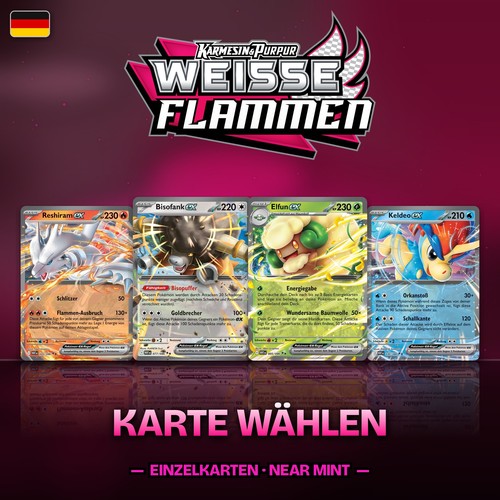 Pokemon karten weiße flammen - weiße,
