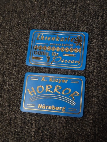 Streng limitierte ehrenkarte - limitierte,