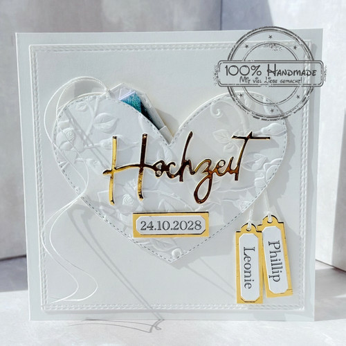 Karte zur hochzeit - zur,
