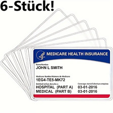 6 Ausweishüllen Kartenhüllen