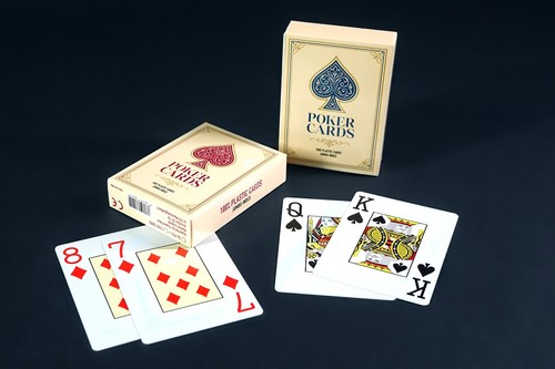 Pokerkarten 100 plastik - pokerkarten, 100%