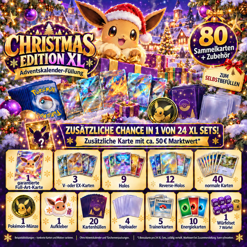 Pokemon adventskalender xl - adventskalender,