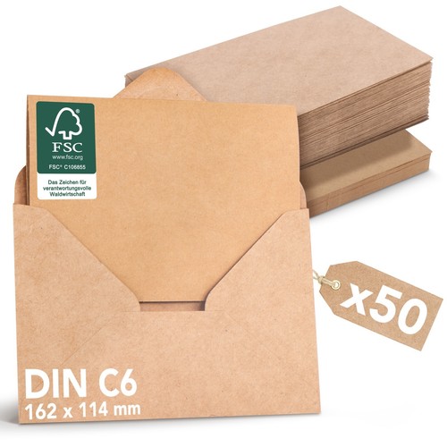 50x faltkarten blanko - blanko, mit