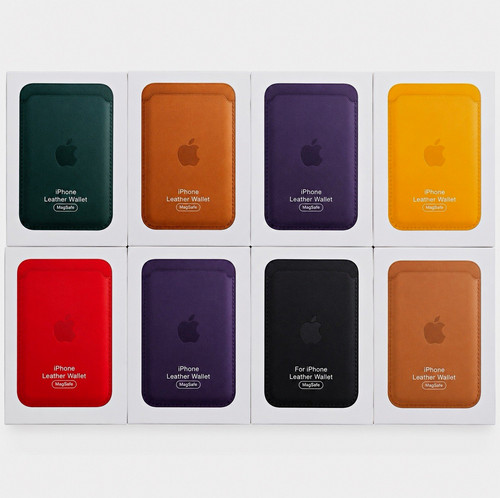Apple magsafe leather wallet - leather,