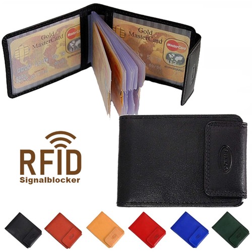 Leder kreditkartenetui rfid - leder,
