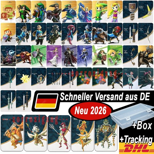 47x zelda amiibo karten - -, the