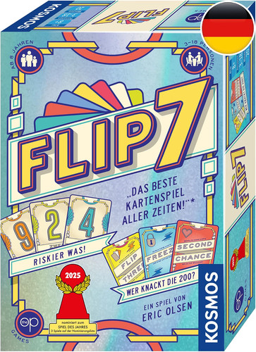 Flip kartenspiel mit - 7,