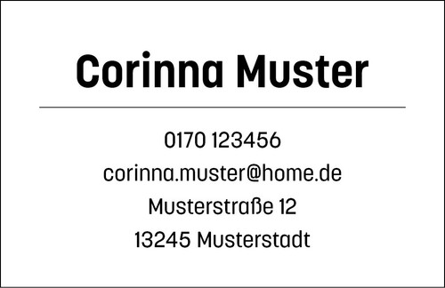 Visitenkarten 300 gramm nach - visitenkarten,