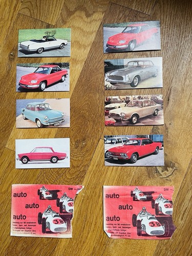 Sammelkarten auto elkon verlag - sammelkarten,