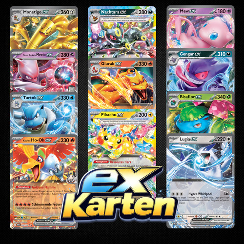 Pokemon ex karten - ex,